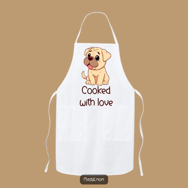 Funny Adoring Mastiff Apron: Cook with Love and Laughter Gift