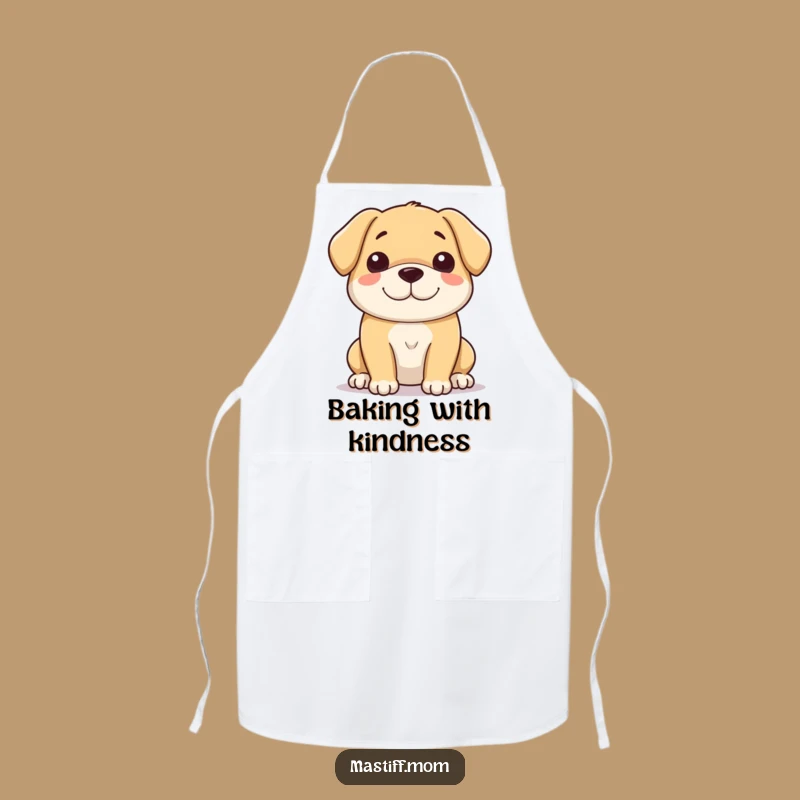 Funny Gentle Giant Dog Apron - Cook with Kindness & Soft Smiles