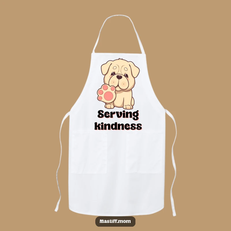 Funny Kawaii Mastiff Apron - Gentle Giant Kitchen Gift