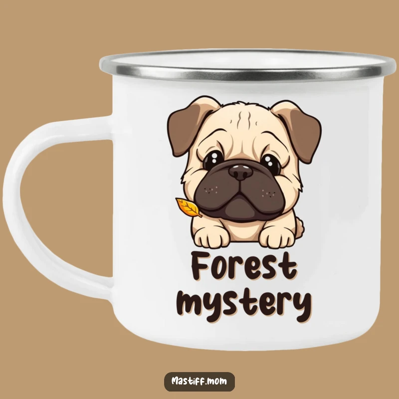 Funny Kawaii Mastiff Camp Mug - Curious Tilt Outdoor Gift