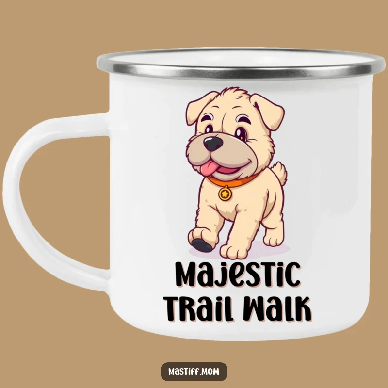 Funny Kawaii Mastiff Camping Mug: Dignified Adventures, The Ultimate Funny Gift for Classy Campers