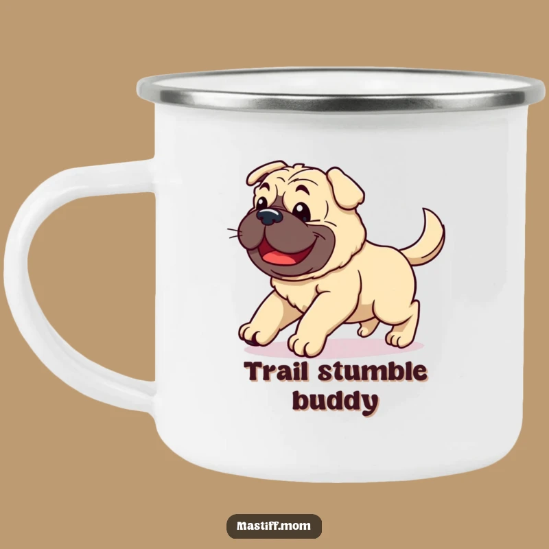 Adventure Funny Kawaii Mastiff Camping Mug - Clumsy Joy Gear