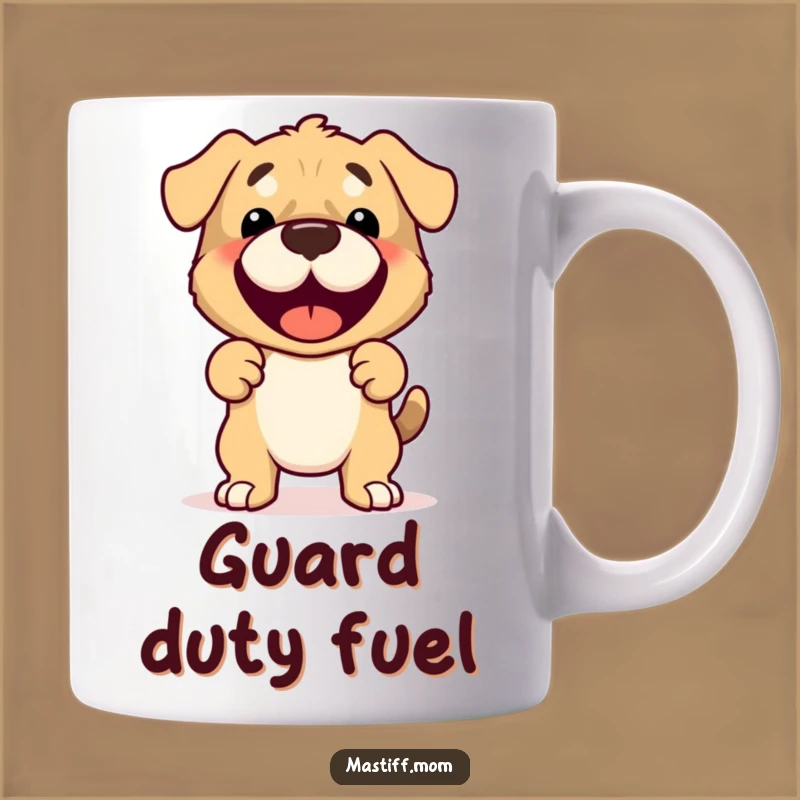 Funny Mastiff Mug: Joyful Protective Dog Gift for Loyal Owners