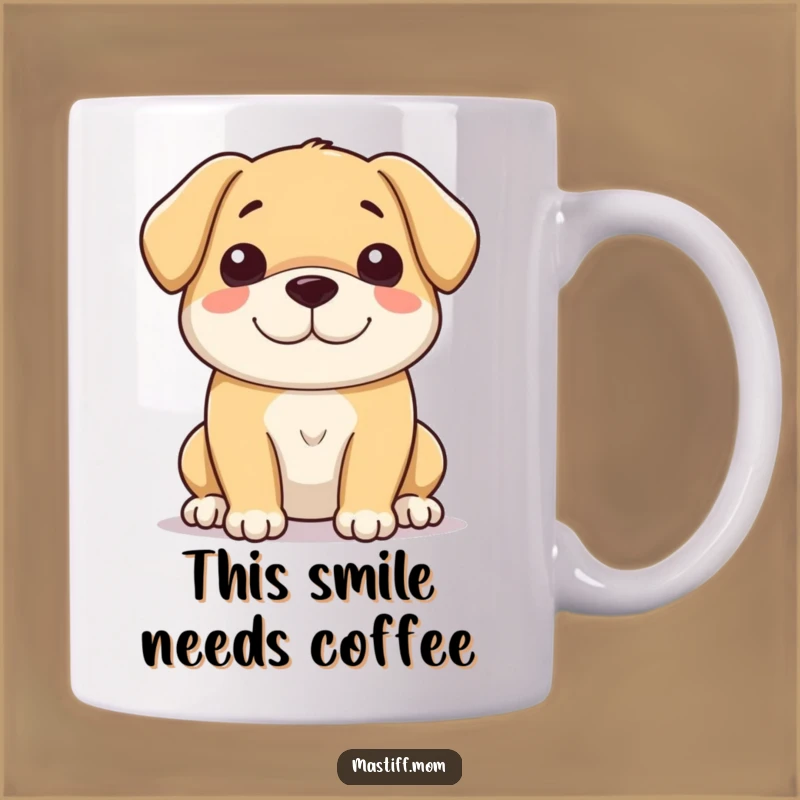 Funny Gentle Giant Dog Mug - Sweet Smile Gift for Dog Lovers