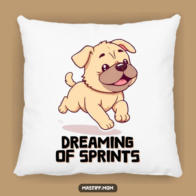 Cozy Funny Kawaii Mastiff Pillow: Cuddle Up with Wiggly Puppy Joy
