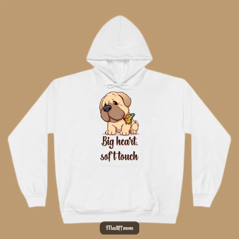 Funny Gentle Mastiff Hoodie: Cozy Sweatshirt for Kind Dog Lovers Gift