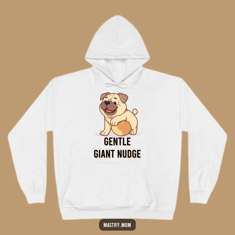 Funny Happy Mastiff Hoodie: Cozy Comfort with Playful Nudge, An Ideal Funny Gift