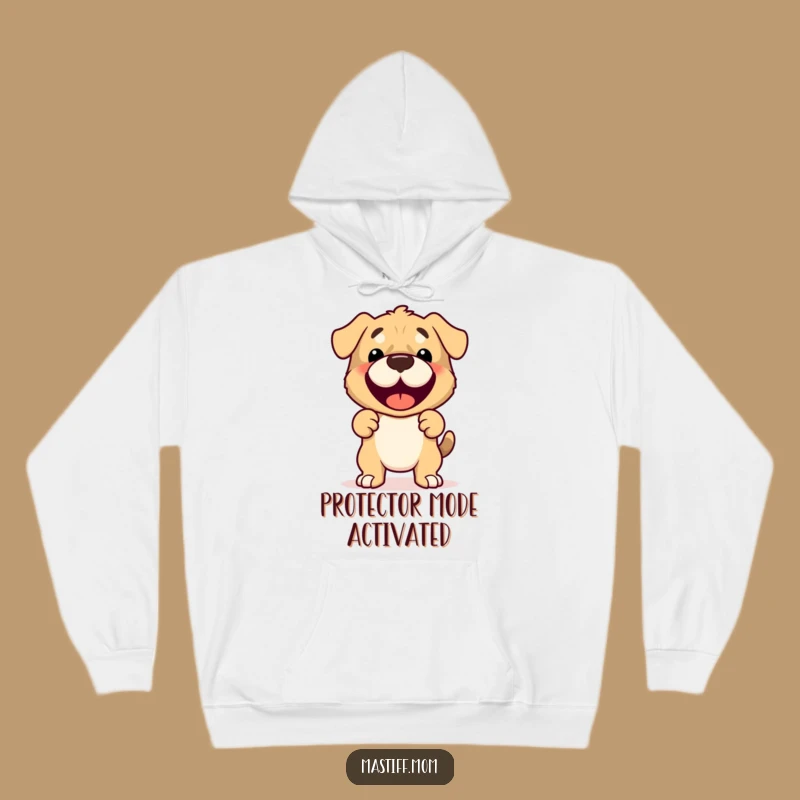 Funny Mastiff Hoodie: Cozy Protective Dog Gift for Warm Hugs