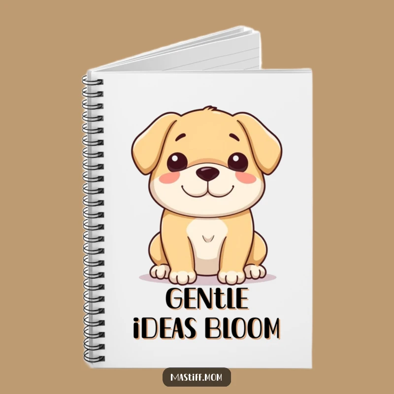 Funny Gentle Giant Dog Notebook - Jot Down Thoughts with Soft Smiles