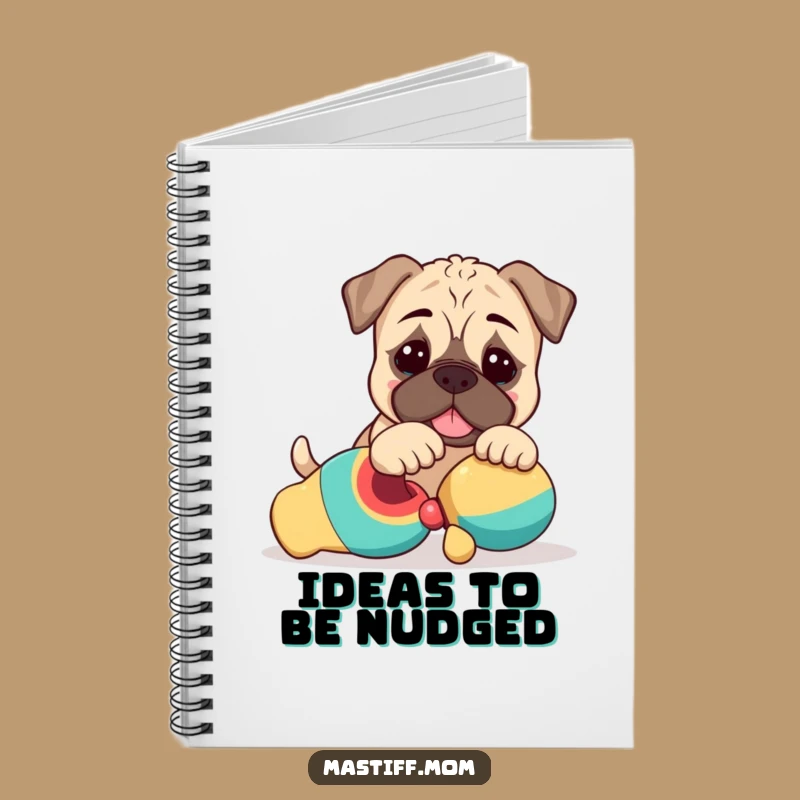Funny Kawaii Mastiff Notebook: Jot Down Ideas with a Playful Pup