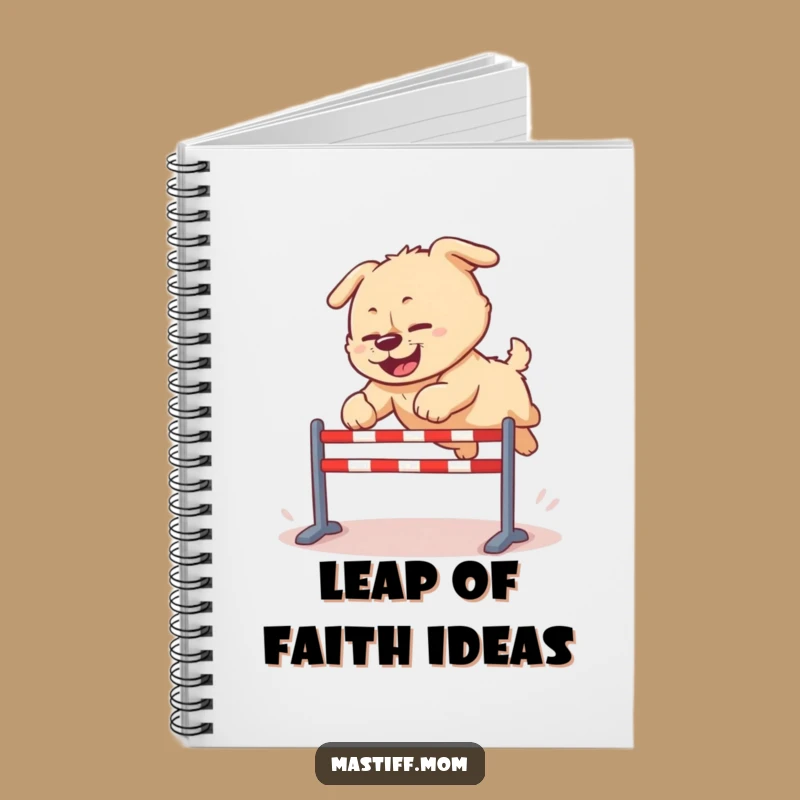 Funny Kawaii Mastiff Notebook - Clumsy Dog Journal for Inspired Ideas