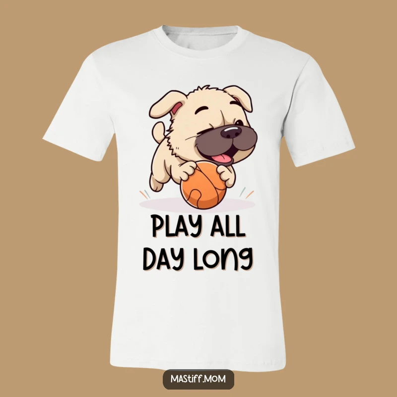 Funny Playful Mastiff Ball T-Shirt: Unleash Your Inner Pup Gift