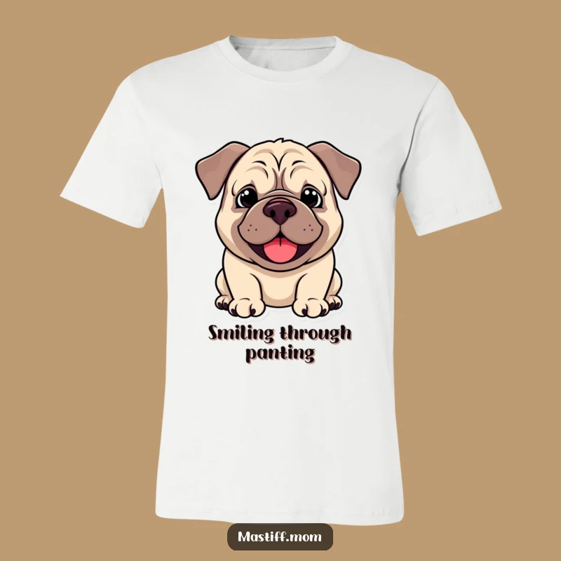 Funny Kawaii Mastiff Happy Pant T-Shirt: Wear Your Joy