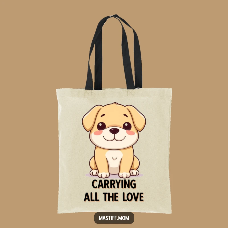 Funny Gentle Giant Dog Tote Bag - Carry Kindness & Smiles