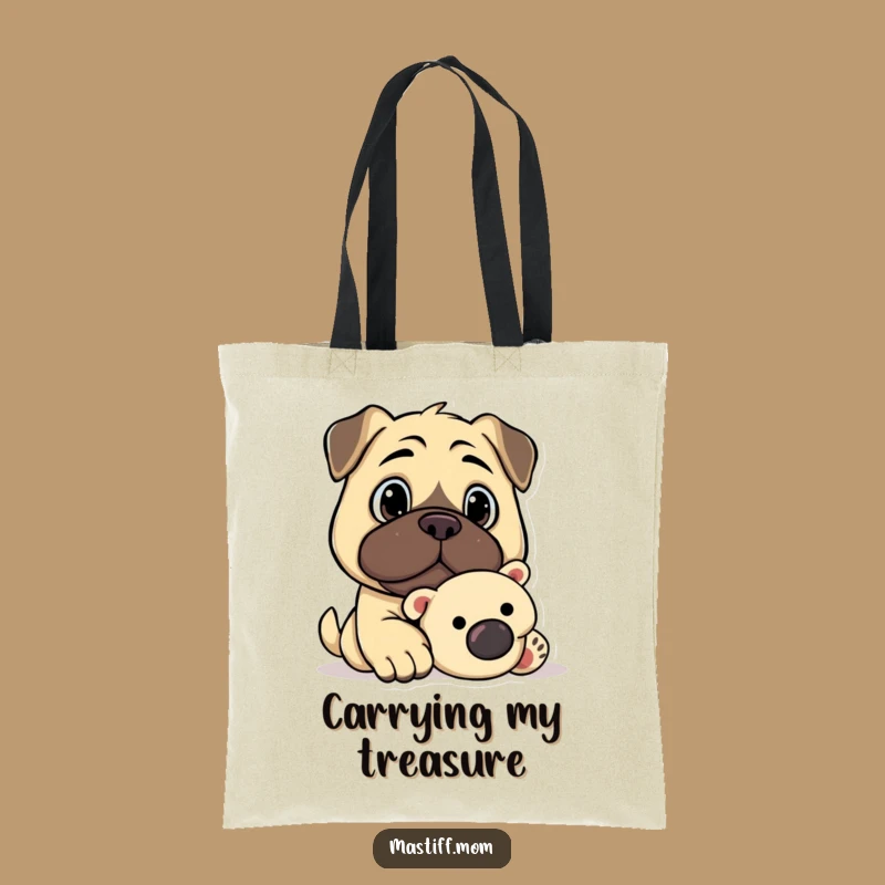 Funny Kawaii Mastiff Guard Tote Bag: Carry Your Cherished Items!
