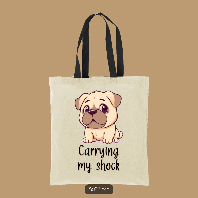 Funny Kawaii Mastiff Surprise Tote Bag: Carry Your Amazement