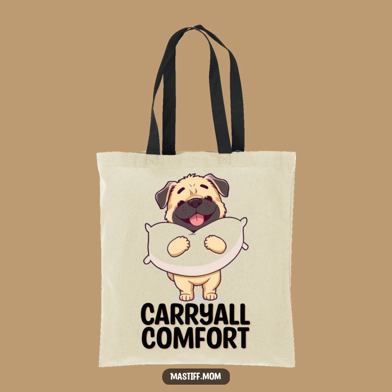 Funny Mastiff Pillow Hauler Tote Bag: Your Go-To Comfy Carryall Gift