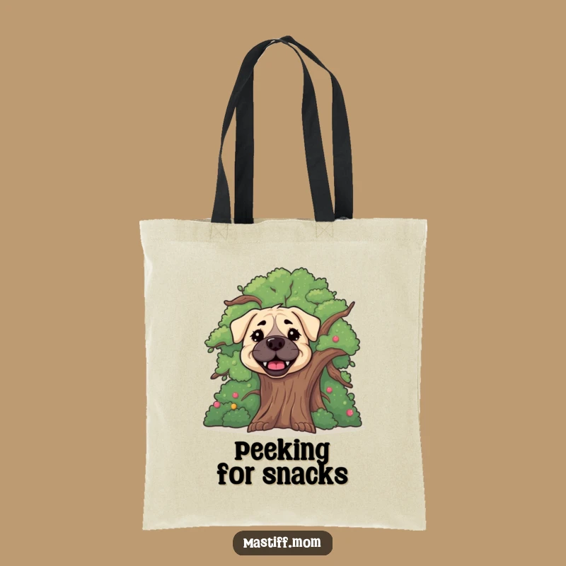 Funny Happy Mastiff Tote Bag: Carry Surprise with You, A Delightful Funny Gift